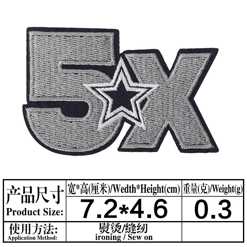 Wholesale  Team Logo Cloth Patch Sports DIY Patches